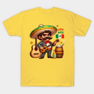 “Fiesta Anime – mexican Cinco de Mayo Celebration” T-Shirt